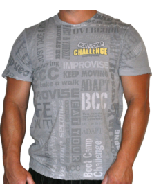 BCC Canvas Mens Distressed T-Shirt 